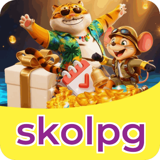 Fluxo de download do app skolpg — referência visual